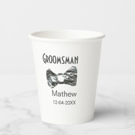 Trauzeuge geben das Jahr an, in dem Graue Bugs-Tex Pappbecher