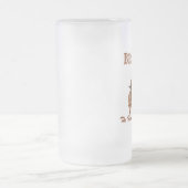 Trauzeuge Geschenk 16 oz Mattierte Bier Tasse (Mittel)