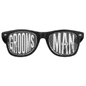 Trauzeuge Geschenk Bachelor Party Retro Sonnenbril Partybrille (Vorderseite)