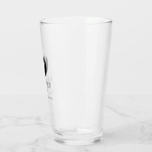 Trauzeuge-Geschenk Einfache Bow-Krawatte Minimal Glas (Links)