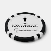 Trauzeuge Geschenk Hochzeit Party Custom Personali Pokerchips (Einzeln)