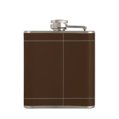 Trauzeuge-Geschenk Hochzeitsgeschenk Rustikal Chic Flachmann (Rückseite)