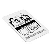 Trauzeuge-Geschenk - Hochzeitsnacht mit Braut & Br Magnet (Rechte Seite)