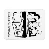 Trauzeuge-Geschenk - Hochzeitsnacht mit Braut & Br Magnet (Horizontal)