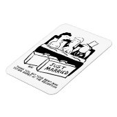 Trauzeuge-Geschenk - Hochzeitsnacht mit Braut & Br Magnet (Linke Seite)