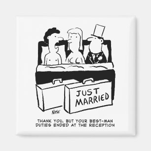 Trauzeuge Geschenk - Hochzeitsnacht mit Braut und  Magnet