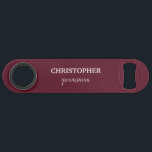 Trauzeuge-Geschenk Personalisierte Monogramm Hochz Speed Flaschenöffner<br><div class="desc">Monogram personalisierte Hochzeitsgeschenkflaschenöffner für Trauzeugen. Passen Sie es mit Ihren eigenen Daten an. Für weitere Anpassungen klicken Sie bitte auf den Link "Personalisieren" und verwenden Sie die erweiterten Designwerkzeuge von Zazzle,  um diese Vorlage anzupassen.</div>