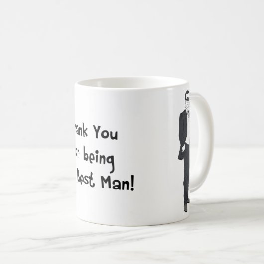 Trauzeuge-Geschenk-Tasse Kaffeetasse (VorderseiteRechts)