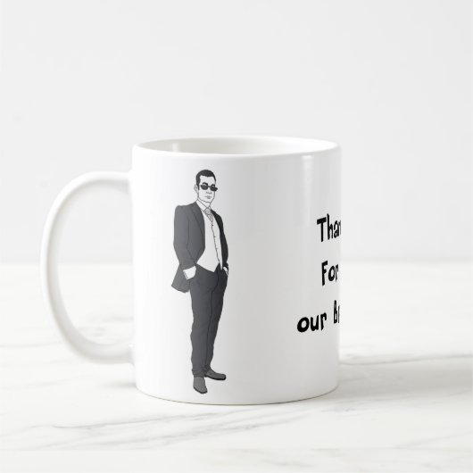 Trauzeuge-Geschenk-Tasse Kaffeetasse (Links)