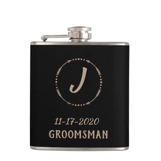 Trauzeuge Geschenke Flachmann (Vorderseite)