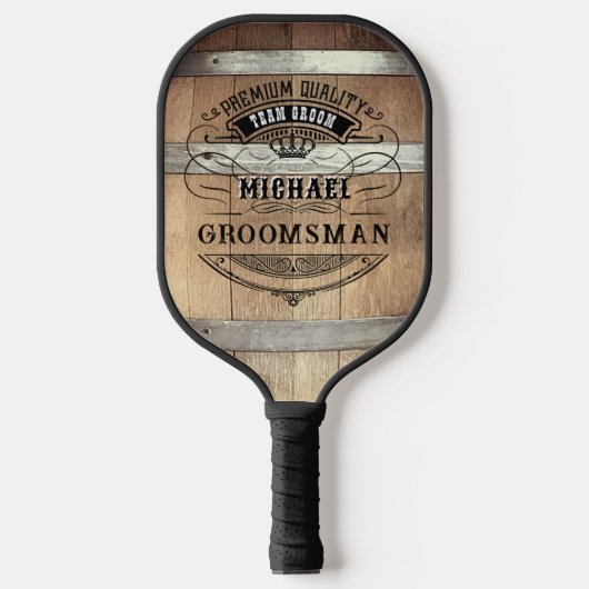 Trauzeuge Geschenke Pickleball Schläger (Vorderseite)