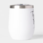 Trauzeuge-Geschenkname Schwarzes Skript (Vorderseite)