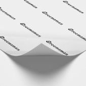 Trauzeuge Geschenkpapier (Ecke)