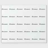 Trauzeuge Geschenkpapier (Flach)