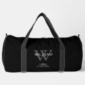 Trauzeuge-Geschenkschrift Moderne Monogram Classic Duffle Bag (Vorderseite)