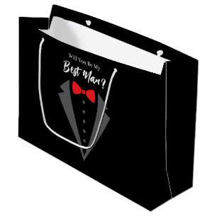 Trauzeuge Geschenktasche Hochzeit Große Geschenktüte