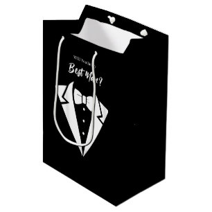 Trauzeuge Geschenktasche Hochzeit Mittlere Geschenktüte