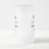 Trauzeuge Gevor Personalisiert Mattglas Bierglas (Mittel)