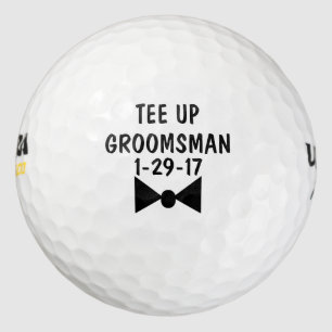 Trauzeuge Golf Ball Einladung