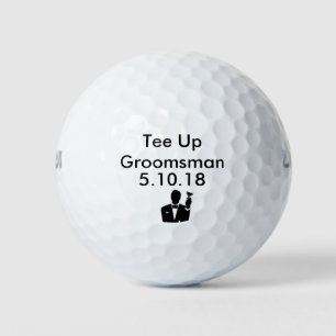 Trauzeuge Golf Ball Einladung