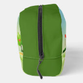 TRAUZEUGE Golf Theme Course Grüntöne Monogramm Nam Waschbeutel (Rechts)