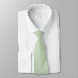 Trauzeuge-grüne Laubmuster Hochzeit Krawatte