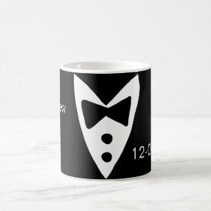 Trauzeuge hinzufügen Name Jahr Schwarzer Bug Shirt Kaffeetasse