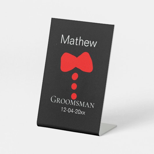 Trauzeuge hinzufügen Name Jahr Schwarzer Bug Shirt Sockelschild (Vorderseite)