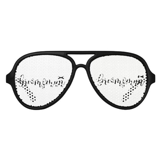 Trauzeuge-Hochzeit, Bachelor-Party-Krawatte Partybrille (Vorderseite)