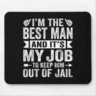 Trauzeuge Hochzeit Brautjungfer Lustig Braut Absch Mousepad