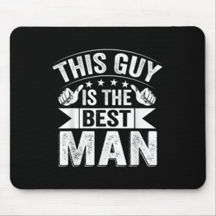 Trauzeuge Hochzeit Brautjungfer Lustig Junggeselle Mousepad