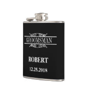 Trauzeuge-Hochzeit Flachmann (Links)