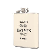 Trauzeuge Hochzeit Flachmann (Links)