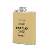 Trauzeuge Hochzeit Flachmann (Links)