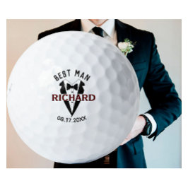 Trauzeuge Hochzeit Individuelle Name Datum Geschen Golfball