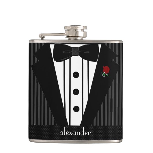 Trauzeuge Hochzeit Personalisiert Flachmann (Vorderseite)