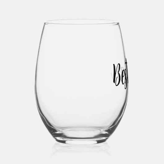 Trauzeuge Hochzeit Weinglas Ohne Stiel (Rechts)