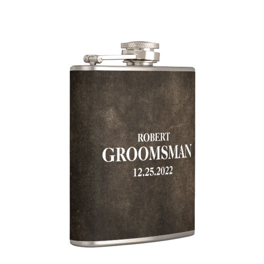 Trauzeuge Hochzeitflasche Flachmann (Rechts)