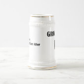 Trauzeuge-Hochzeits-Bier Stein Bierglas (Mittel)