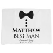 Trauzeuge-Hochzeits-Geschenk-Tasche mit der Große Geschenktüte (Vorderseite)