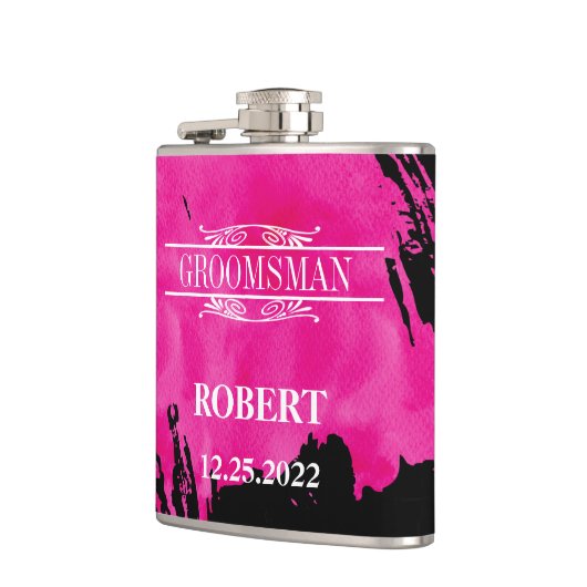 Trauzeuge Hochzeitsflasche Flachmann (Links)