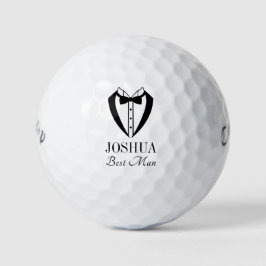 Trauzeuge im Smoking Golfball