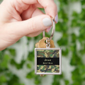 TRAUZEUGE individueller Name WALDCamouflage V01 Schlüsselanhänger (Hand)