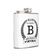 Trauzeuge-Initialen Flachmann (Rechts)