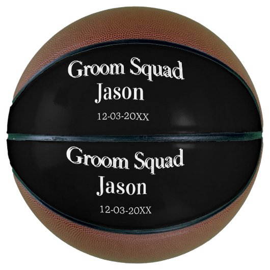 Trauzeuge Junggeselinnen-Abschied hinzufügen Namen Basketball (Vorderseite)