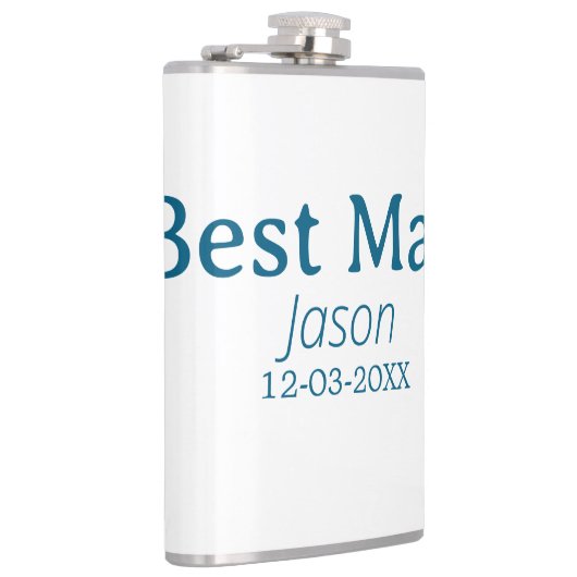 Trauzeuge Junggeselinnen-Abschied hinzufügen Namen Flachmann (Rechts)