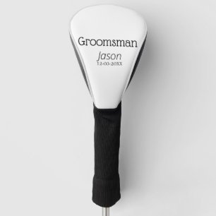 Trauzeuge Junggeselinnen-Abschied hinzufügen Namen Golf Headcover