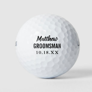 Trauzeuge Junggesellenabschied Geschenk Golfball