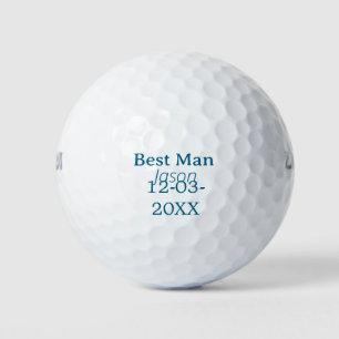 Trauzeuge Junggesellinnenabschied Name modern einf Golfball