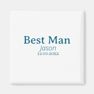 Trauzeuge Junggesellinnenabschied Name modern einf Magnet